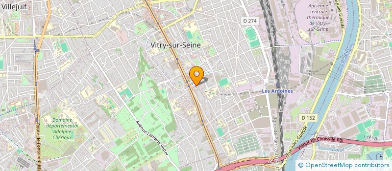 localisation de l'entreprise MONSIEUR SETHA SY à VITRY-SUR-SEINE