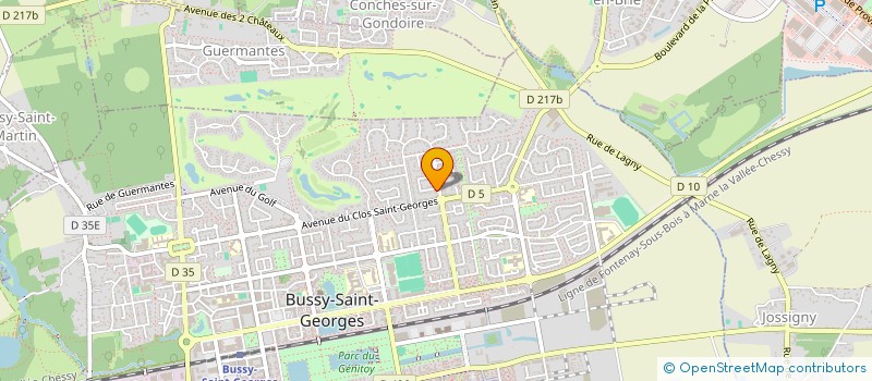 localisation de l'entreprise MONSIEUR SETHY CHEA  BUSSY-SAINT-GEORGES