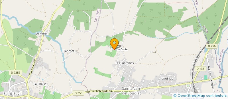 localisation de l'entreprise MONSIEUR SETPHANE FLUET-LECERF  SAINT-YZAN-DE-SOUDIAC