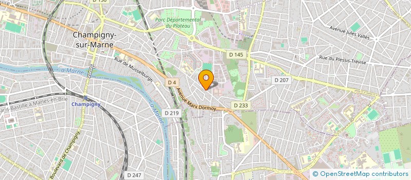 localisation de l'entreprise MONSIEUR SETRAK BAKIREL à CHAMPIGNY-SUR-MARNE