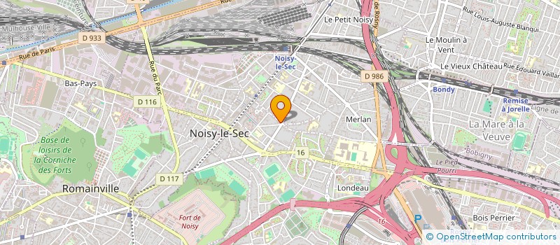 localisation de l'entreprise MONSIEUR SETT MOREIRA DE MELO à NOISY-LE-SEC