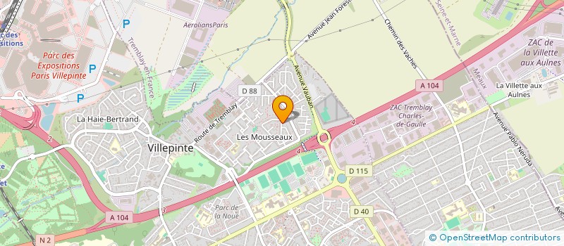 localisation de l'entreprise MONSIEUR SETTHY SOM à VILLEPINTE