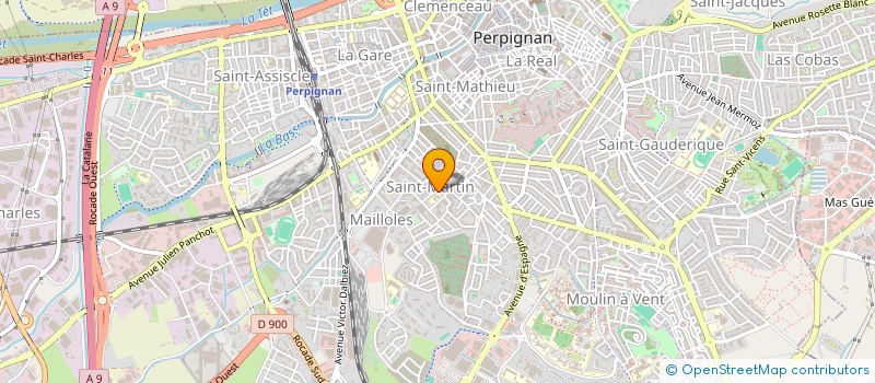 localisation de l'entreprise MONSIEUR SEVADA MARTIROSSIAN  LE BARCARES