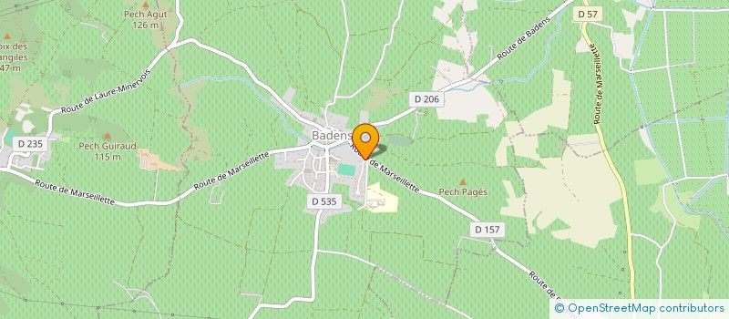 localisation de l'entreprise MONSIEUR SEVAN TARDOS  BADENS