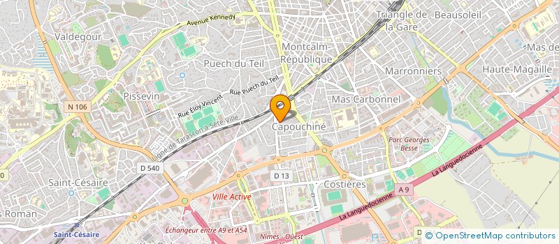 localisation de l'entreprise MONSIEUR SEVANN DEMOUSTIER  NIMES