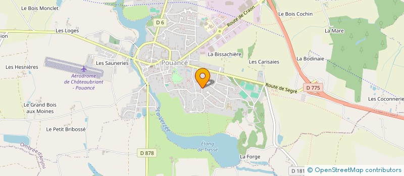 localisation de l'entreprise MONSIEUR SEVASTIAN VISAN  OMBREE D'ANJOU