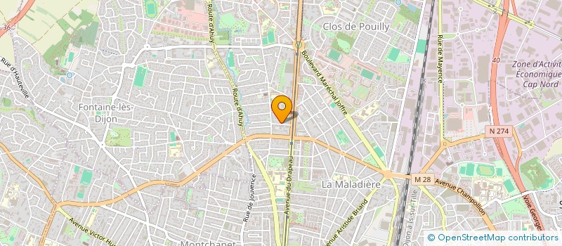 localisation de l'entreprise MONSIEUR SEVDAIM MIFTARI  DIJON