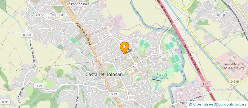 localisation de l'entreprise MONSIEUR SEVDILJ SEFEDINI à CASTANET-TOLOSAN