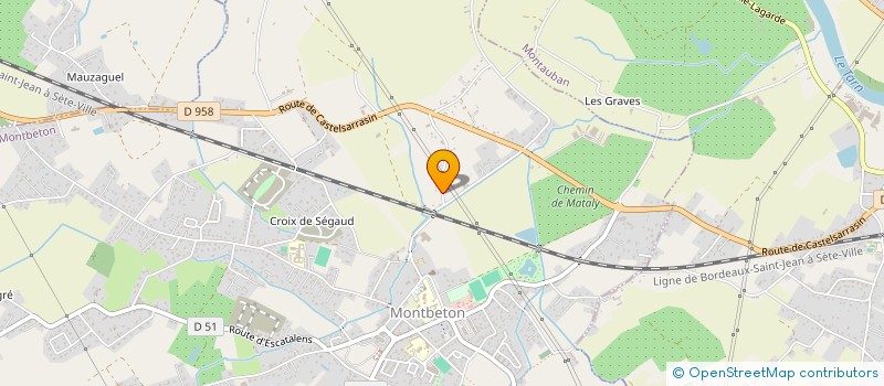 localisation de l'entreprise MONSIEUR SEVEN STEIS  MONTBETON