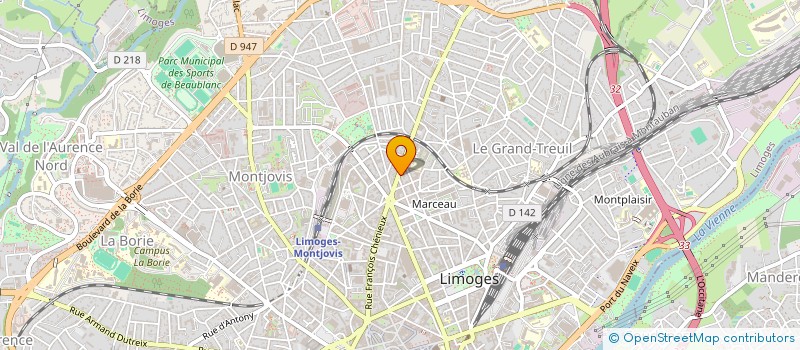 localisation de l'entreprise MONSIEUR SEVER MEHMEDOV à LIMOGES
