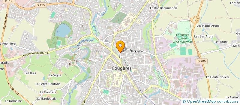 localisation de l'entreprise MONSIEUR SEVERDJAN SELIMI  FOUGERES