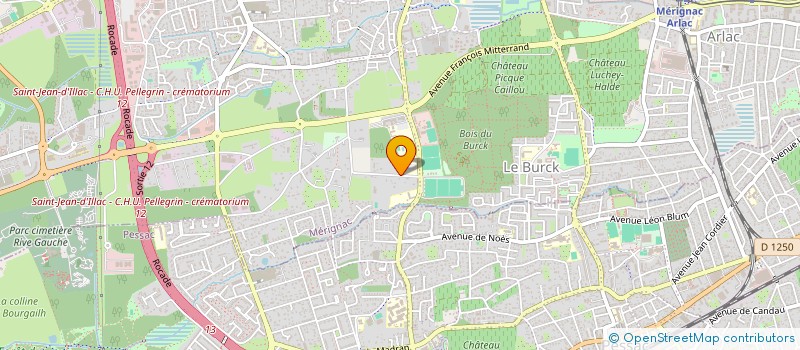 localisation de l'entreprise MONSIEUR SEVERIANO BARAHONA à MERIGNAC