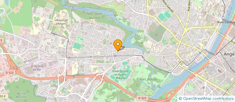 localisation de l'entreprise MONSIEUR SEVERIN BESSACK EMON à ANGERS