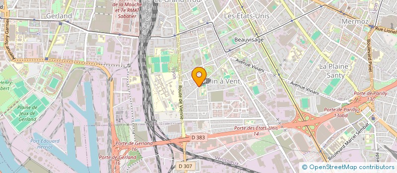 localisation de l'entreprise MONSIEUR SEVERIN BESSENAY  VENISSIEUX