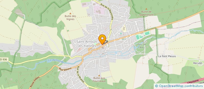 localisation de l'entreprise MONSIEUR SEVERIN FABRE  SAINT-ARNOULT-EN-YVELINES