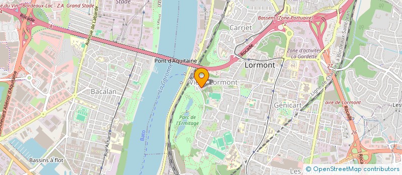 localisation de l'entreprise MONSIEUR SEVERIN KALING  LORMONT