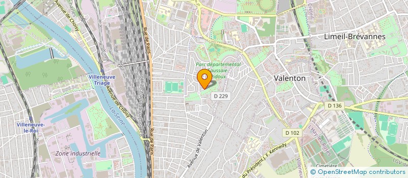 localisation de l'entreprise MONSIEUR SEVERIN KINGUILA MATHOO à VILLENEUVE-SAINT-GEORGES