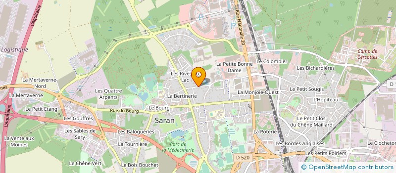 localisation de l'entreprise MONSIEUR SEVERIN MAFOUA-NOCKY  SARAN
