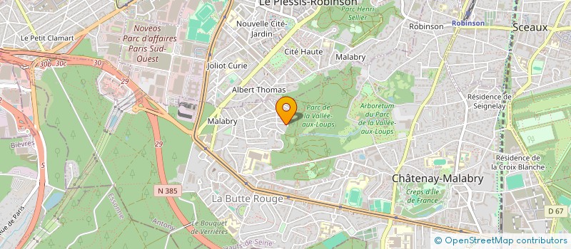 localisation de l'entreprise MONSIEUR SEVERIN MENARD à CHATENAY-MALABRY