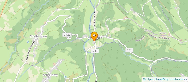 localisation de l'entreprise MONSIEUR SEVERIN ORENSANZ  MAUVEZIN