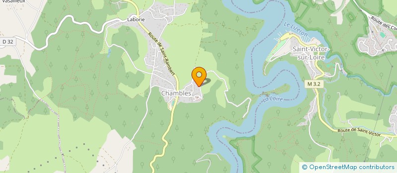 localisation de l'entreprise MONSIEUR SEVERIN TCHABOURINE  CHAMBLES