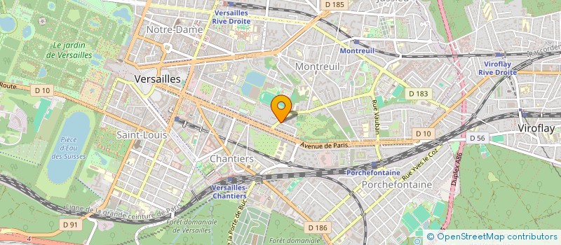 localisation de l'entreprise MONSIEUR SEVERINE GUENDEHOU à VERSAILLES