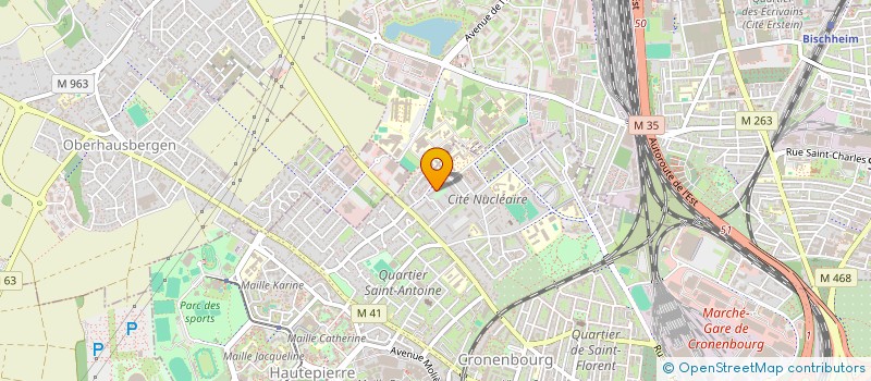 localisation de l'entreprise MONSIEUR SEVERINO SANTOS DA SILVA à STRASBOURG
