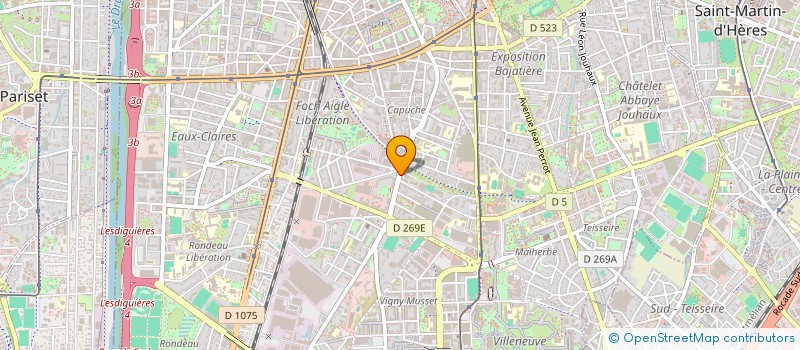 localisation de l'entreprise MONSIEUR SEVKET ERTAN  GRENOBLE