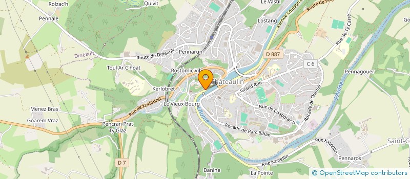 localisation de l'entreprise MONSIEUR SEVKET TOPUZ à CHATEAULIN