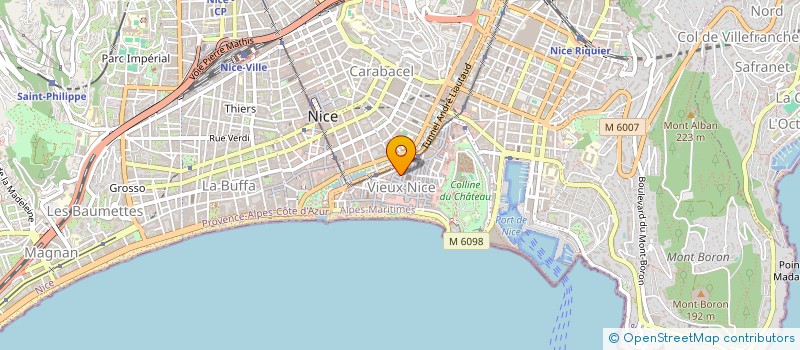 localisation de l'entreprise MONSIEUR SEWAN BOSSU  NICE