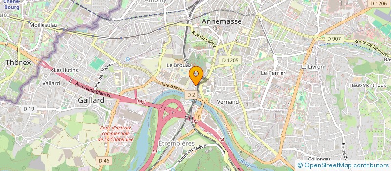 localisation de l'entreprise MONSIEUR SEWERYN PAPROCKI à ANNEMASSE