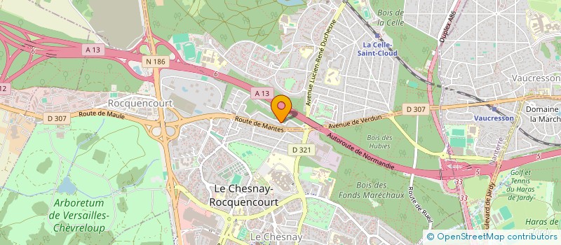 localisation de l'entreprise MONSIEUR SEWERYN WDOWIAK  LA CELLE-SAINT-CLOUD