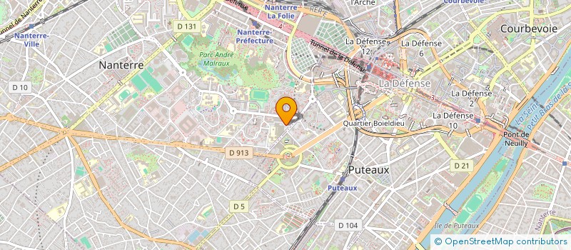 localisation de l'entreprise MONSIEUR SEYBA DEMBELE  NANTERRE