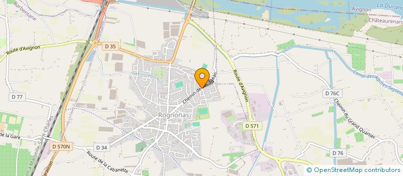 localisation de l'entreprise MONSIEUR SEYBA KONATE  ROGNONAS