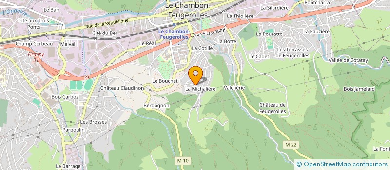 localisation de l'entreprise MONSIEUR SEYDI ERYILMAZ  LE CHAMBON-FEUGEROLLES