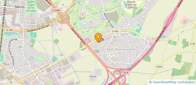 localisation de l'entreprise MONSIEUR SEYDINA DIAKHATE  BAILLY-ROMAINVILLIERS