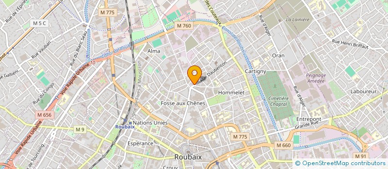 localisation de l'entreprise MONSIEUR SEYDOU BATHILY  ROUBAIX