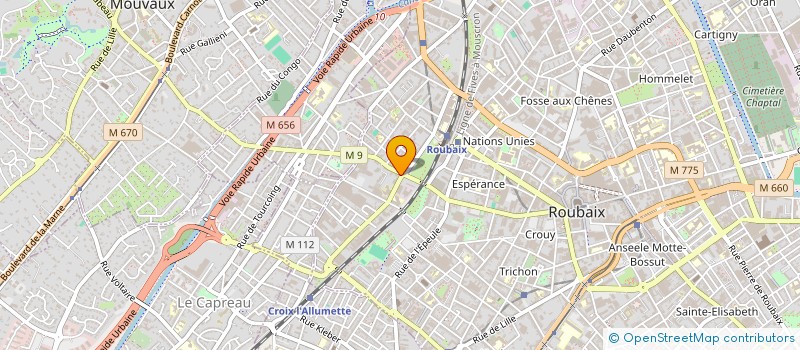 localisation de l'entreprise MONSIEUR SEYDOU CISSE à ROUBAIX