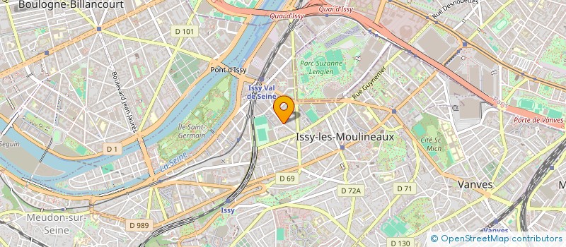 localisation de l'entreprise MONSIEUR SEYDOU COULIBALY à ISSY-LES-MOULINEAUX