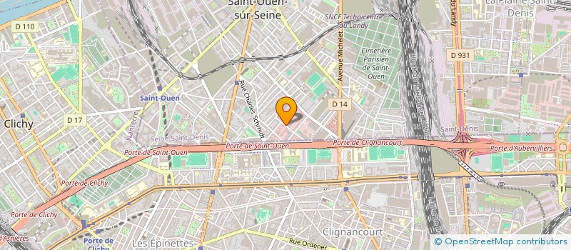 localisation de l'entreprise MONSIEUR SEYDOU DIARRA à SAINT-OUEN-SUR-SEINE