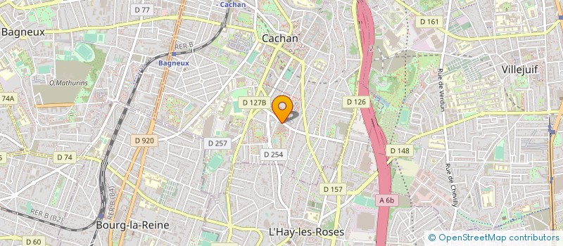 localisation de l'entreprise MONSIEUR SEYDOU DIOP AMADOU  CACHAN