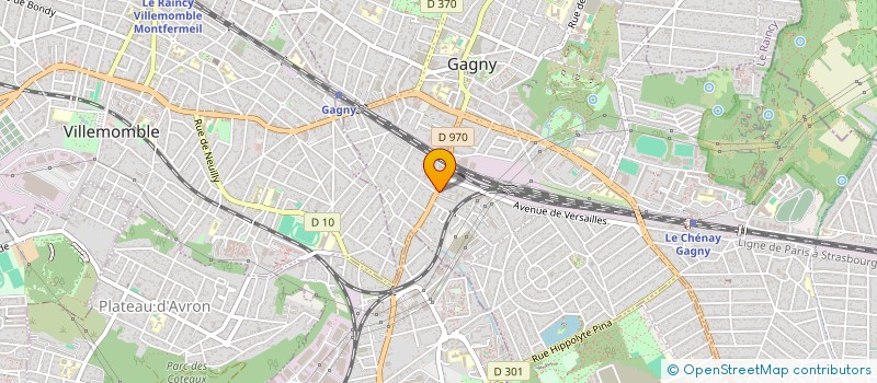 localisation de l'entreprise MONSIEUR SEYDOU FOFANA  GAGNY