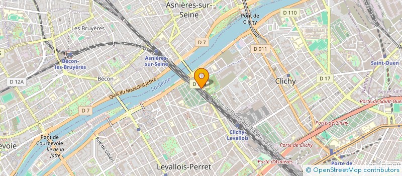 localisation de l'entreprise MONSIEUR SEYDOU KAMAGATE à CLICHY