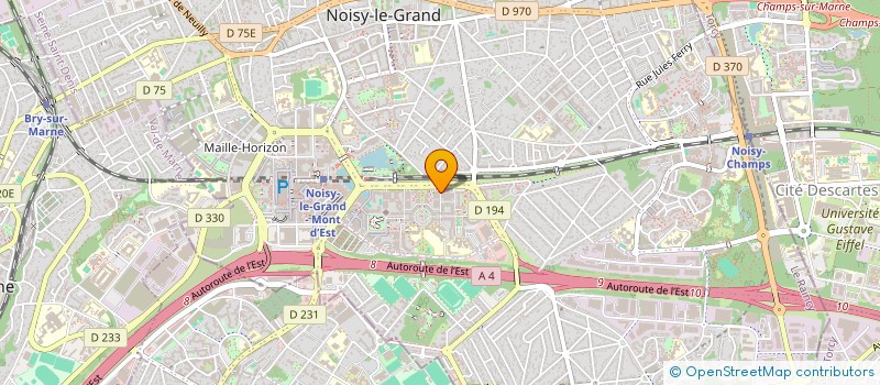 localisation de l'entreprise MONSIEUR SEYDOU NDAO à NOISY-LE-GRAND
