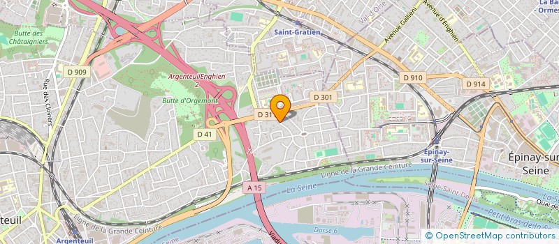 localisation de l'entreprise MONSIEUR SEYDOU NIARE  ARGENTEUIL