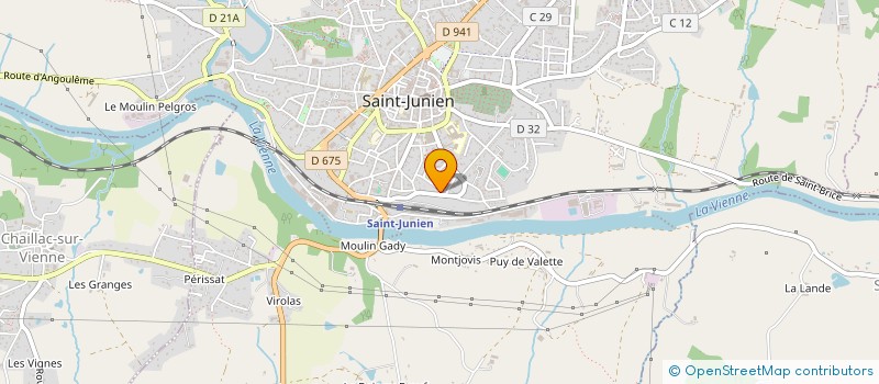 localisation de l'entreprise MONSIEUR SEYDOU-REMI TOURE à SAINT-JUNIEN