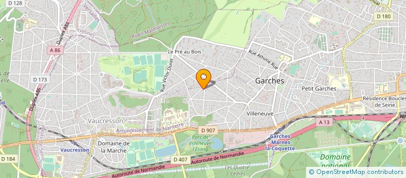 localisation de l'entreprise MONSIEUR SEYDOU SIDIBE à GARCHES