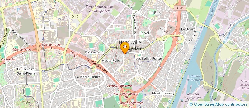 localisation de l'entreprise MONSIEUR SEYDOU TIDIGA à HEROUVILLE-SAINT-CLAIR