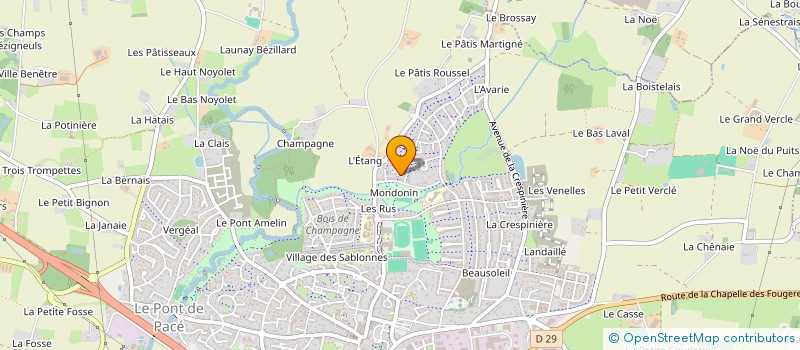 localisation de l'entreprise MONSIEUR SEYED DAVOODI  PACE