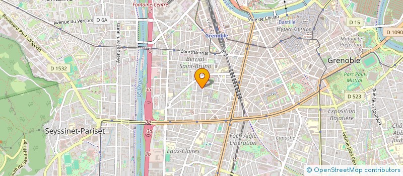 localisation de l'entreprise MONSIEUR SEYED ESSA SADATI  GRENOBLE